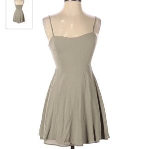 ARITZIA Sunday Best Flirt mini dress in green